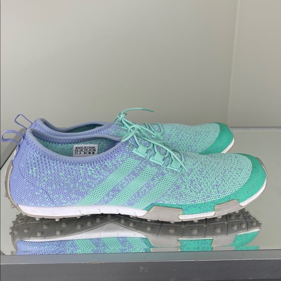 adidas Shoes - Adidas Lightweight Mint Green Knit Sneakers Women’s Size 7.5